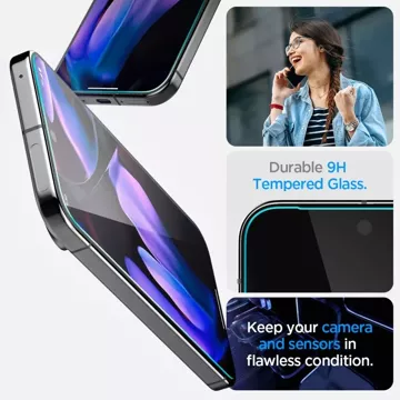 Spigen Glas.Tr ”EZ FIT” Tempered Glass 2-Pack for Google Pixel 9 Pro XL Clear