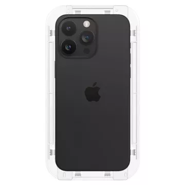 Spigen Glas.tR "Ez Fit" FC 2-pack tempered glass for Apple iPhone 15 Pro Max Black