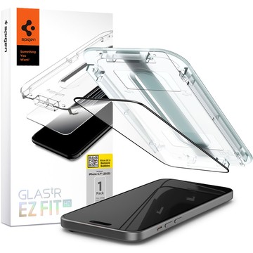 Spigen Glas.tR "Ez Fit" FC tempered glass for Apple iPhone 15 Plus Black