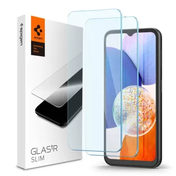 Spigen Glas.tR Slim 2-pack tempered glass for Samsung Galaxy A15 4G / 5G / A25 5G Clear