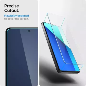 Spigen Glas.tR Slim Tempered Glass 2-pack for Xiaomi Redmi Note 13 4G / LTE Clear