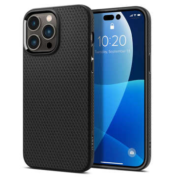 Spigen Liquid Air back case for Apple iPhone 14 Pro Matte Black Glass