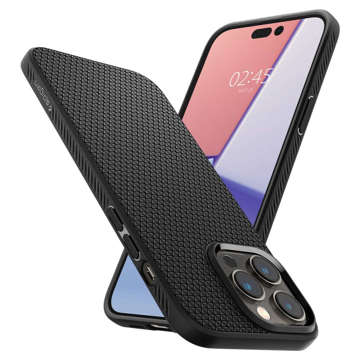 Spigen Liquid Air back case for Apple iPhone 14 Pro Matte Black Glass