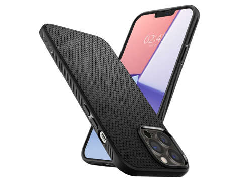 Spigen Liquid Air case for Apple iPhone 13 Pro Matte Black Glass