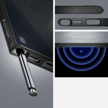 Spigen Liquid Air case for Samsung Galaxy S22 Ultra Matte Black
