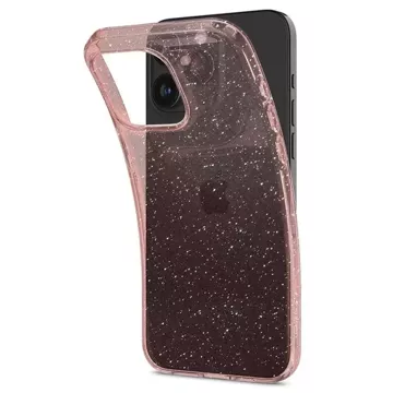 Spigen Liquid Crystal Glitter case for Apple iPhone 15 Pro - pink and transparent