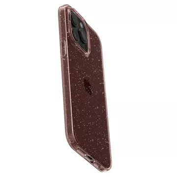 Spigen Liquid Crystal Glitter case for Apple iPhone 15 Pro - pink and transparent