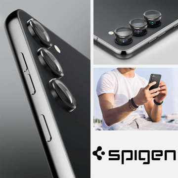 Spigen Optik.tr "ez fit" Camera Protector 2-pack for Galaxy S23 / S23 Plus black