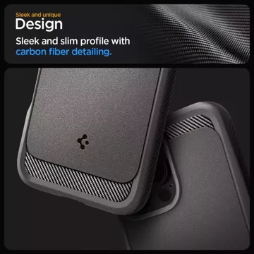 Spigen Rugged Armor Mag Magsafe Protective Case for iPhone 16 Pro Grey