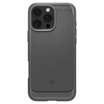 Spigen Rugged Armor Mag Magsafe Protective Case for iPhone 16 Pro Grey