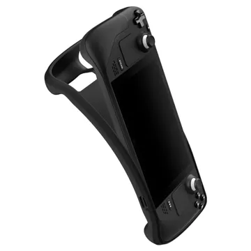 Spigen Rugged Armor Silicone Protective Case for Steam Deck / Oled Matte Black