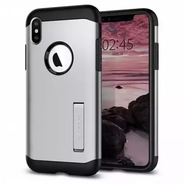 Spigen Slim Armor phone case for iPhone Xs Max silver
