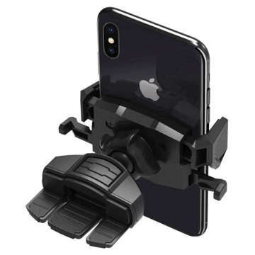 Spigen TMS24 CD Slot Car phone holder for the CD Black slot