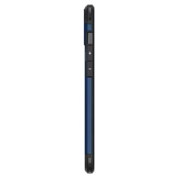 Spigen Tough Armor MagSafe case with stand for iPhone 15 Plus - blue