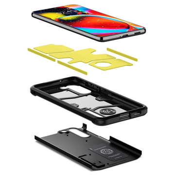 Spigen Tough Armor Phone Case for Samsung Galaxy S21 FE Black Glass