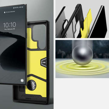 Spigen Tough Armor case for Samsung Galaxy S22 Ultra Black