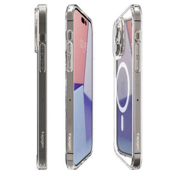 Spigen Ultra Hybrid Mag case for Apple iPhone 14 Pro Max White Glass