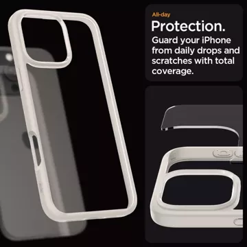 Spigen Ultra Hybrid Protective Case for iPhone 16 Pro Max Natural Titanium