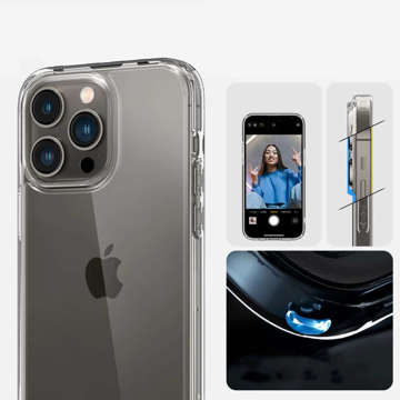 Spigen Ultra Hybrid case for Apple iPhone 14 Pro Max Crystal Clear Glass