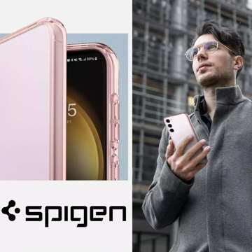 Spigen Ultra Hybrid protective case for Samsung Galaxy S23 Rose Crystal