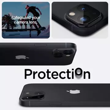 Spigen optik.tr camera protector 2-pack iphone 14 / 14 plus black