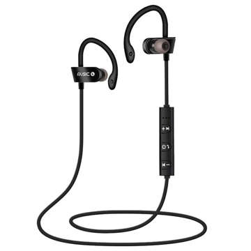 Sports Alogy Bluetooth Sport SweatProof Wireless Earbuds for Running Black