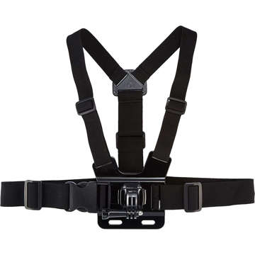 Sports harness Alogy Chest chest holder for camera, GoPro cameras, universal phone Black