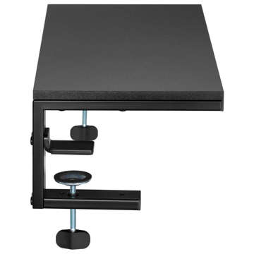 Stand table shelf for monitor Laptop Computer Adjustable to the tabletop desk Ergo Clamp Riser Black