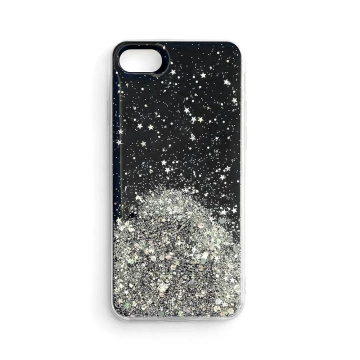 Star Glitter case cover for iPhone 13 Pro shiny glitter case black