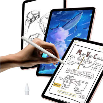 Stylus Pen M2 for Apple iPad Air, Pro, Mini with Palm Rejection White