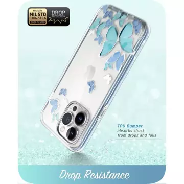 Supcase cosmo iphone 14 pro max blue fly