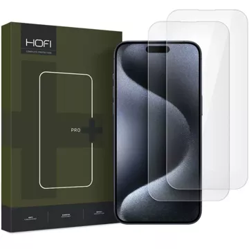 TEMPERED GLASS HOFI GLASS PRO 2-PACK IPHONE 16 CLEAR