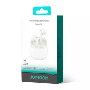 TWS Joyroom Funpods Series JR-FB1 Bluetooth 5.3 Wireless Headphones - Beige