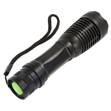 Tactical flashlight with LED CREE-XML-T6 ZOOM 800m Strong lamp, charger, bicycle holder