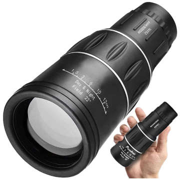 Telescope spotting scope binocular Vision 1 Set for observing monocular Zoom 16x black