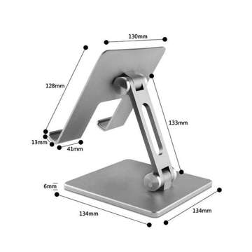 Telescopic tablet holder Z11 Universal Stand Holder Gray