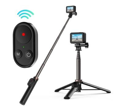 Telesin selfie stick for sports cameras with BT remote control (TE-RCSS-001)