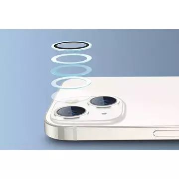 Tempered Glass ESR Camera Lens for Apple iPhone 14 / 14 Plus Black