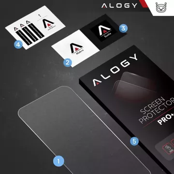 Tempered Glass for Apple iPhone 16 Pro Max Screen Protector 9H Alogy Heavy Pro ™️