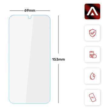 Tempered Glass for Samsung Galaxy A25 5G / A15 4G / 5G Screen Protector 9H Alogy Pro