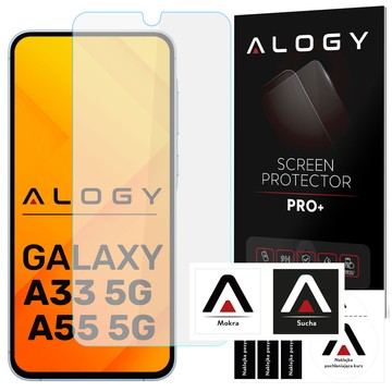 Tempered Glass for Samsung Galaxy A35/A55 5G Screen Protector Glass 9H Alogy Pro