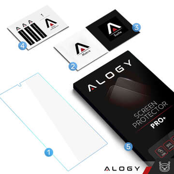 Tempered glass for Samsung Galaxy S24 Ultra, 9H Alogy Pro screen protector