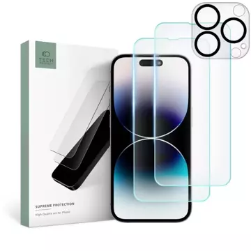 Tempered glass supreme set iphone 14 pro max clear