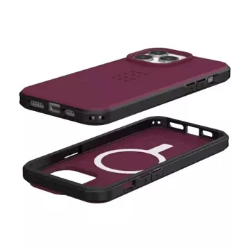 UAG Civilian Magsafe case - protective case for iPhone 15 Pro Max (bordeaux)