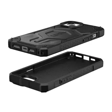 UAG Monarch Pro case - protective case for iPhone 15 Plus, compatible with MagSafe (carbon fiber)