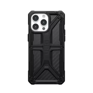 UAG Monarch case - protective case for iPhone 15 Pro Max (carbon fiber)