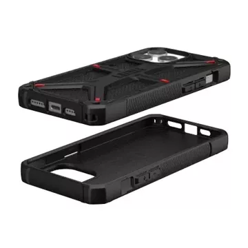 UAG Monarch case - protective case for iPhone 15 Pro Max (kevlar black)