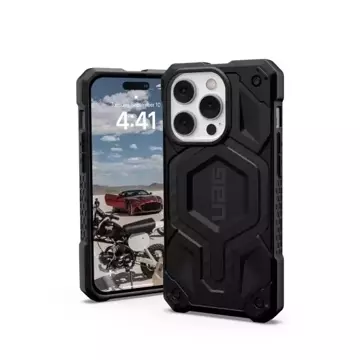 UAG Monarch - protective case for iPhone 14 Pro compatible with MagSafe (carbon fiber)