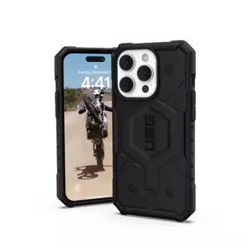 UAG Pathfinder - protective case for iPhone 14 Pro Max compatible with MagSafe (black)