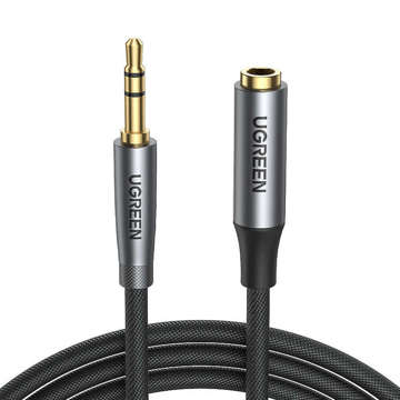 UGREEN AV190 Audio extension cable AUX jack 3.5mm, 3m (black)